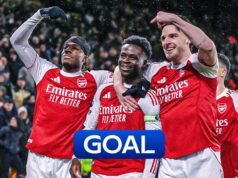 ‘¡Prosperando fuertemente en su nuevo papel central!’ | El primer gol de Saka puso fin a una racha de 15 partidos sin goles