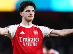 Declan Rice sobre el estado de forma actual del Arsenal, empate contra los Wolves y aparición número 100 en la Premier League para los Gunners en el derbi del norte de Londres | noticias de futbol