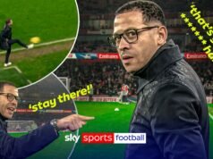 ¡Qué gran noche para el técnico del Chelsea! Los momentos VIRAL de Rosenior en el Arsenal