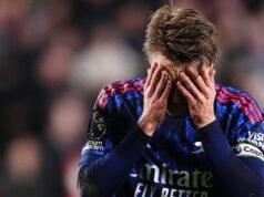 Las esperanzas del Arsenal por el título de la Premier League golpean a Brentford mientras continúa el patrón familiar de problemas posteriores al partido del Manchester City | noticias de futbol