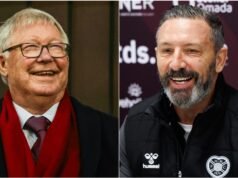 Derek McInnes: el exjefe del Manchester United, Sir Alex Ferguson, respalda al Hearts en la carrera por el título de la Premiership escocesa | noticias de futbol