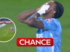 ‘¡Debería marcar!’ | Wright se enfrentó a Coventry