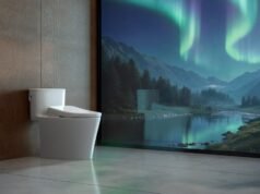 Toto inventó un inodoro que lava su propio borde