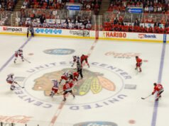 El gol de Nazar en la prórroga llevó a los Blackhawks a superar a Mammoth por 3-2