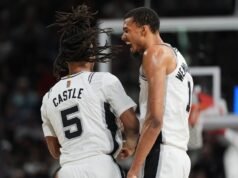 La actuación de Wembanyama ayudó a los Spurs a superar a los Hornets