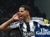 El impresionante gol de Osula para el Newcastle de 10 hombres pone fin al comienzo invicto de Carrick en el Manchester United | primera división
