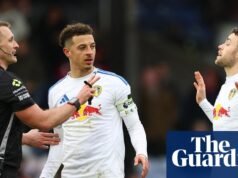 El Leeds sigue sobreviviendo a pesar de la tarjeta roja de Gudmundsson ante el Palace | primera división
