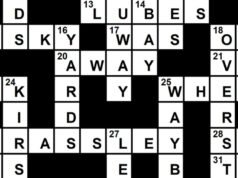 Solución de crucigramas del 9 de marzo de 2026