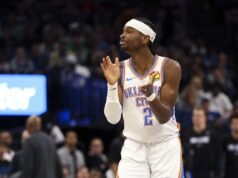 Finales de la NBA: Shai Gilgeous-Alexander anota 40 goles y el Thunder se asegura un puesto en los playoffs