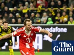 Fútbol europeo: Kane anota un doblete para ayudar al Bayern de Múnich a hundir al Borussia Dortmund | club de fútbol europeo