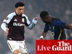 Aston Villa v Lille: octavos de final de la Europa League, partido de vuelta – en vivo | Torneo de la Europa League