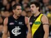 Noticias de la AFL 2026 | Resultados, vídeos, momentos destacados del partido Carlton Blues vs Richmond Tigers; Jonty Faull ataca a Jacob Weitering; suspendido por un partido