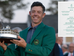 Boletín de golf 2026 | Se revela el menú Champions Dining Masters de Rory McIlroy, que incluye sándwiches de alce