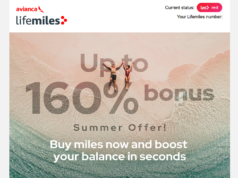 Avianca LifeMiles Compra millas con descuentos de hasta el 160% hasta el 22 de marzo de 2026