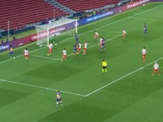 Bernal inició el intento de remontada del Barcelona ante el Atlético