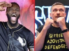 Deontay Wilder cree que un factor hizo que Oleksandr Usyk se volviera contra él