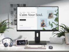 Este monitor ofrece una visualización similar al papel y un enorme ahorro de energía al utilizar luz ambiental en lugar de depender completamente de la retroiluminación tradicional.