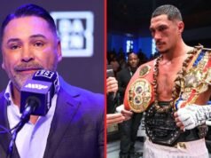 Oscar De La Hoya critica a Dana White y Zuffa por la película de la IBF Jai Opetaia