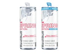 Bebida energética con sabor a cereza