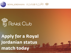 Royal Jordanian Match ofrece hasta el nivel Zafiro de la alianza oneworld de hoteles/aerolíneas de élite (incluidos Accor y Marriott)