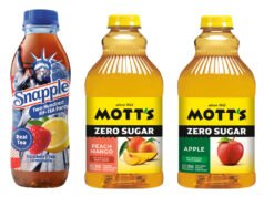 Refresco de marca y jugos sin azúcar