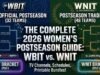 WBIT vs.WNIT: Guía de postemporada femenina de 2026 y calendario de los jueves