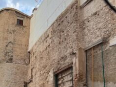 Las antiguas murallas de Valencia en Valencia