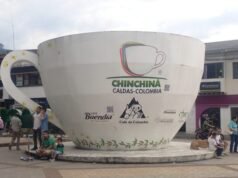 La taza de café más grande de Colombia está en Chichena