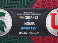 Dónde ver Michigan State vs Indiana: canal de televisión, transmisión, probabilidades, difusión, predicción, selecciones