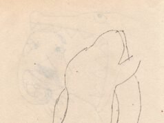 Los dibujos infantiles de Christopher Mcholm tratan sobre los primeros besos, los besos y los besos para siempre.