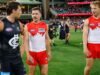 Noticias de la AFL 2026, vídeo del partido Swans vs Blues, publicación de Instagram de Ollie Florent v Callum Mills, Charlie Curnow v Patrick Cripps