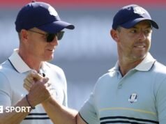 Ryder Cup: Luke Donald regresa ‘fantástico’ para Europa – Rory McIlroy