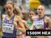 Campeonato Mundial de Atletismo en pista cubierta: Georgia Hunter Bell de GB llega a la final de 1500 m pero Jemma Reekie es eliminada