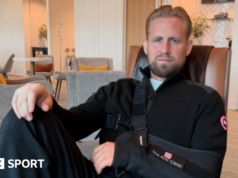 Kasper Schmeichel, del Celtic, dice que la cirugía de hombro “salió bien”