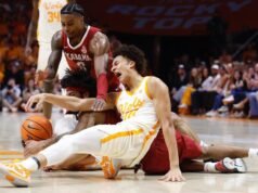 Lesión de Nate Ament: la estrella de Tennessee se perderá el partido contra Carolina del Sur (pie)