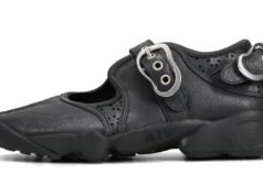 Imágenes oficiales de las Nike Air Rift Leather “Antracita”.