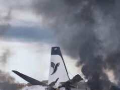 Un A319 de Iran Air se estrelló en Bushehr y el aeropuerto de Mehrabad en Teherán también fue alcanzado.