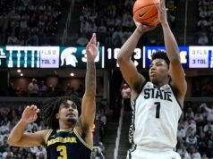 Predicciones, probabilidades, diferenciales y tiempo de Louisville State vs Michigan State: selecciones del torneo de la NCAA 2026 a partir de un modelo probado