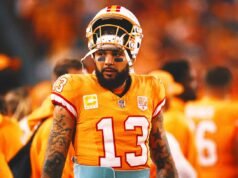 Mike Evans llama a los 49ers moverse ‘sin cerebro’ y cree que él es la pieza que les falta