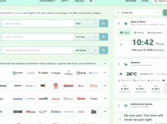 Actualice su página de inicio de Internet con una nueva extensión de pestaña inteligente y un panel de productividad.