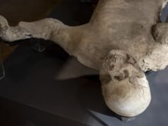 La agonía de las víctimas del volcán de Pompeya con los puños cerrados y rostros doloridos revelada en una exposición permanente de espantosos moldes