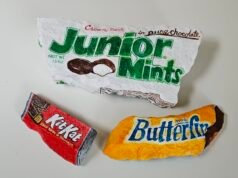 Las vibrantes rocas de Elizabeth Saluka adoptan personajes de bocadillos e íconos de la cultura pop: fenomenal