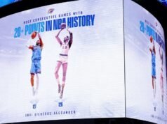 Shai Gilgeous-Alexander rompió el récord de puntuación que mantuvo Wilt Chamberlain durante 63 años