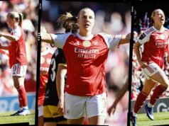 Beth Mead: el delantero del Arsenal está satisfecho con su forma despiadada antes de los partidos decisivos de la temporada contra Chelsea y Tottenham | noticias de futbol
