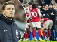 Fabian Hurzeler criticó la pérdida de tiempo del Arsenal contra Brighton, pero su posesión estuvo por encima de la media esta temporada | noticias de futbol