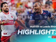 ¡Leeds brilló en una victoria 58-6 sobre Hull KR en Las Vegas!
