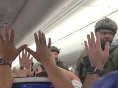 ‘Cabeza arriba, manos arriba’ mientras agentes armados asaltan el vuelo de Southwest desviado a Atlanta, pero el FBI no encuentra ninguna amenaza creíble