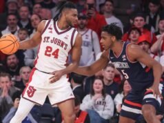 Predicciones, probabilidades, diferenciales y tiempo de Kansas vs. Kansas. St. John: selecciones del torneo de la NCAA 2026 a partir de un modelo probado