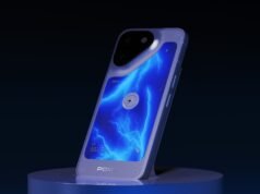 El último concepto de teléfono de Tecno está iluminado por neón