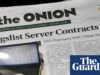 The Onion planea alquilar Infowars a Alex Jones después de que un juez bloqueara la compra | Noticias de EE. UU.
